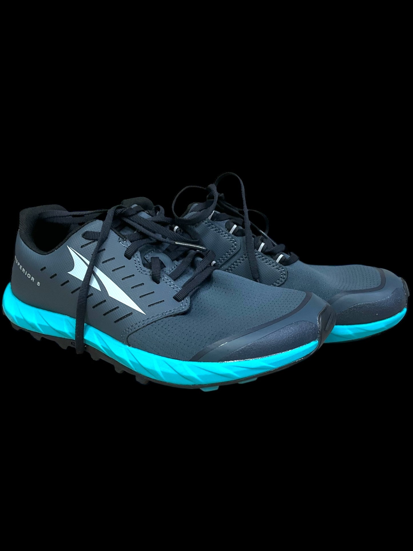 Shoes Athletic By Clothes Mentor In Blue & Grey, Size: 8