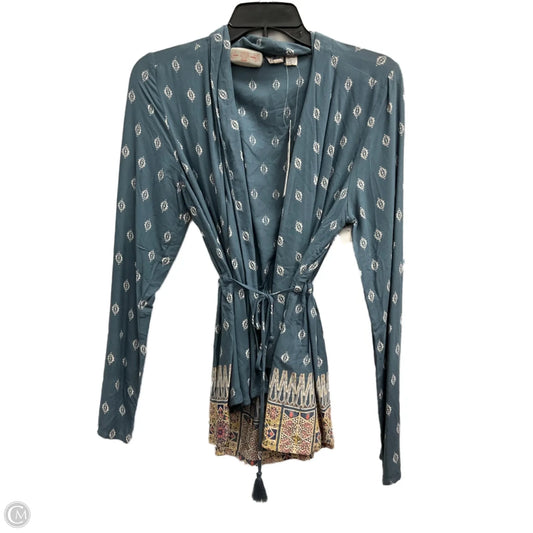 Top Long Sleeve By Roxy In Blue, Size: S