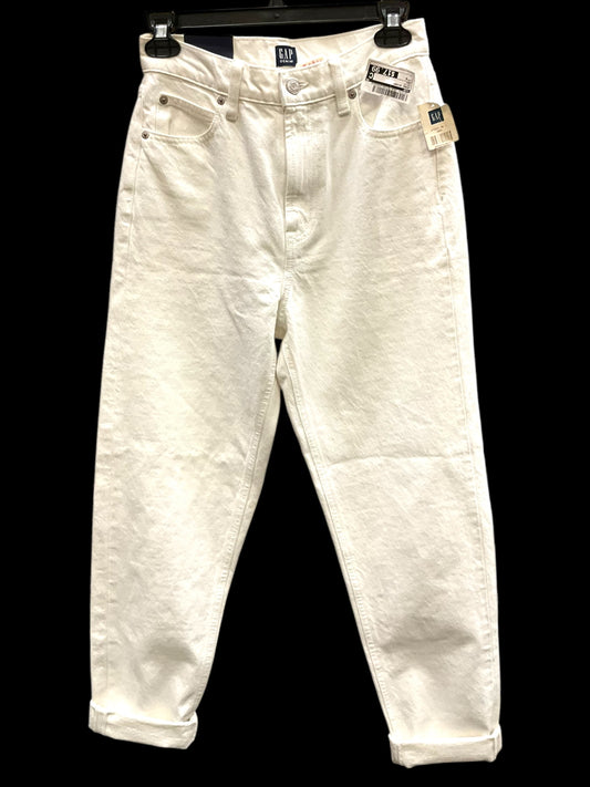 Jeans Skinny By Gap In White, Size: 0