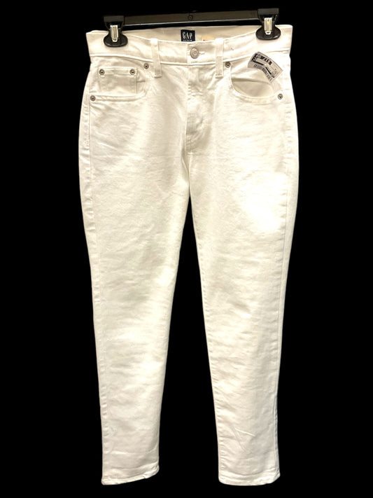 Jeans Skinny By Gap In White, Size: 2