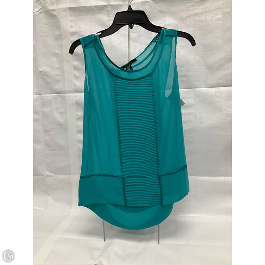 Top Sleeveless By Clothes Mentor In Teal, Size: S