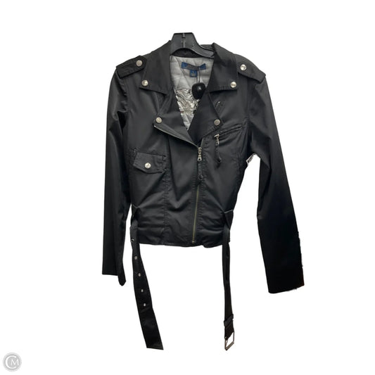 Jacket Moto By Anthropologie In Black, Size: L