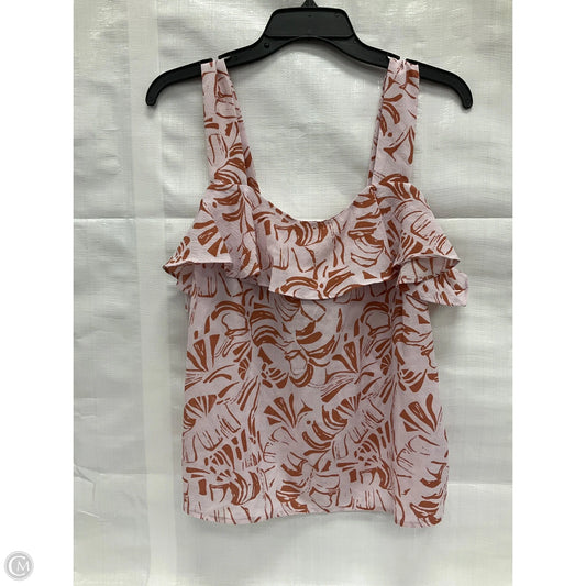 Top Sleeveless By Nine West In Pink, Size: L