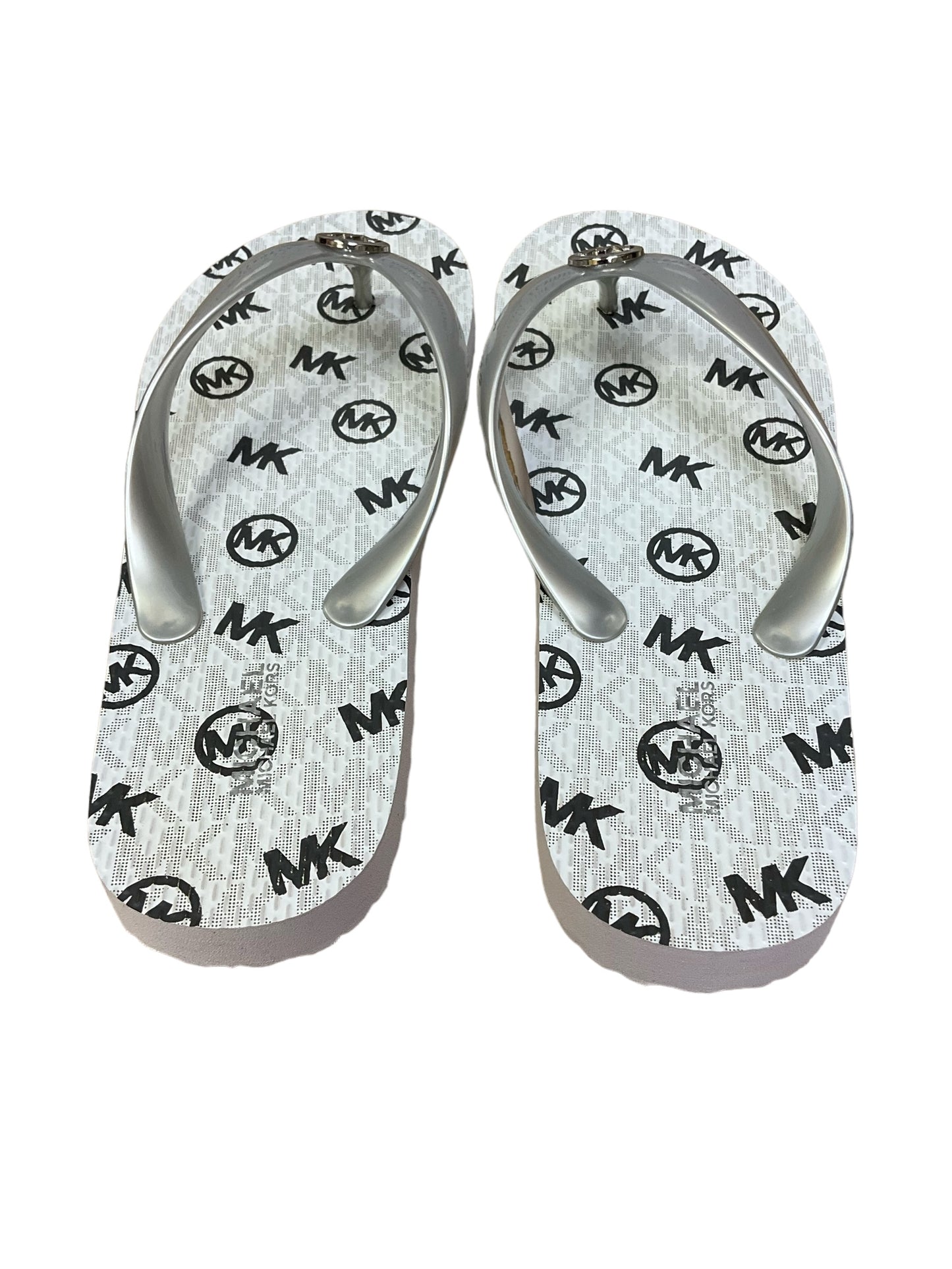 Grey Sandals Flip Flops Michael By Michael Kors, Size 6