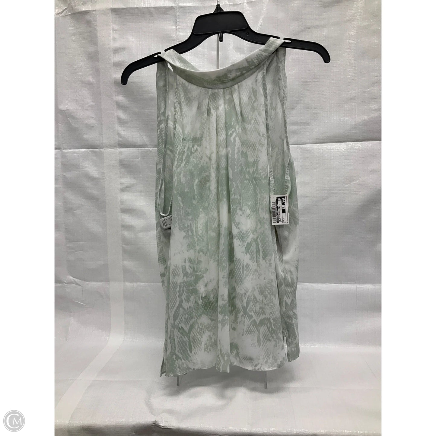 Top Sleeveless By Jennifer Lopez In Green, Size: Xl