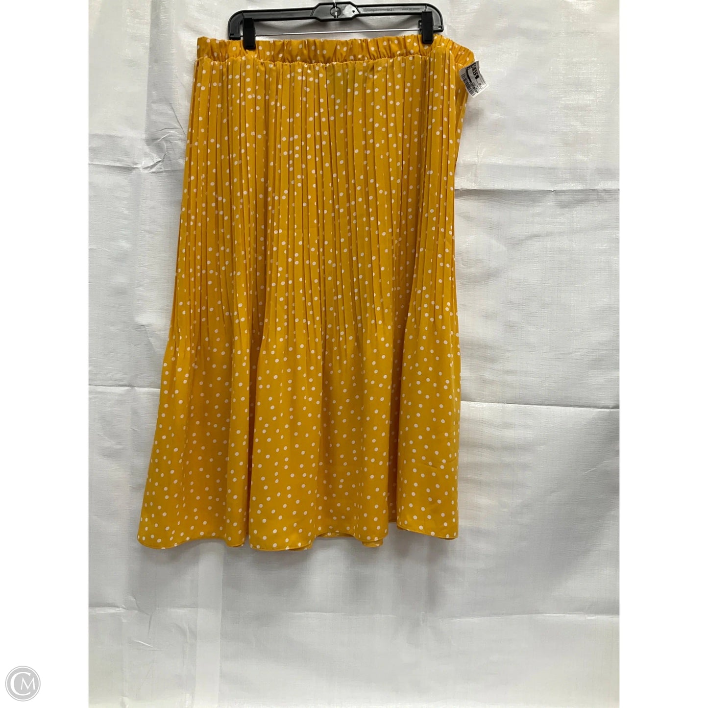 Skirt Midi By Lane Bryant In Yellow, Size: 20