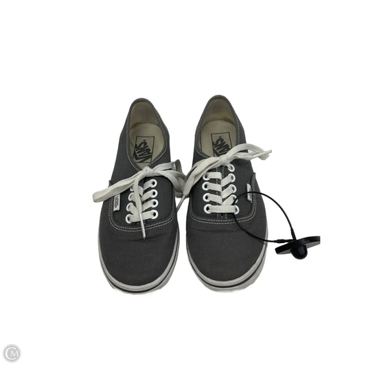 Shoes Sneakers By Vans In Grey, Size: 6.5