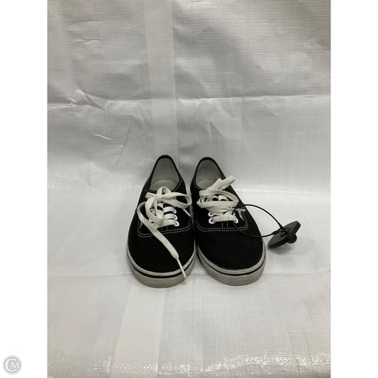 Shoes Sneakers By Vans In Black, Size: 6.5
