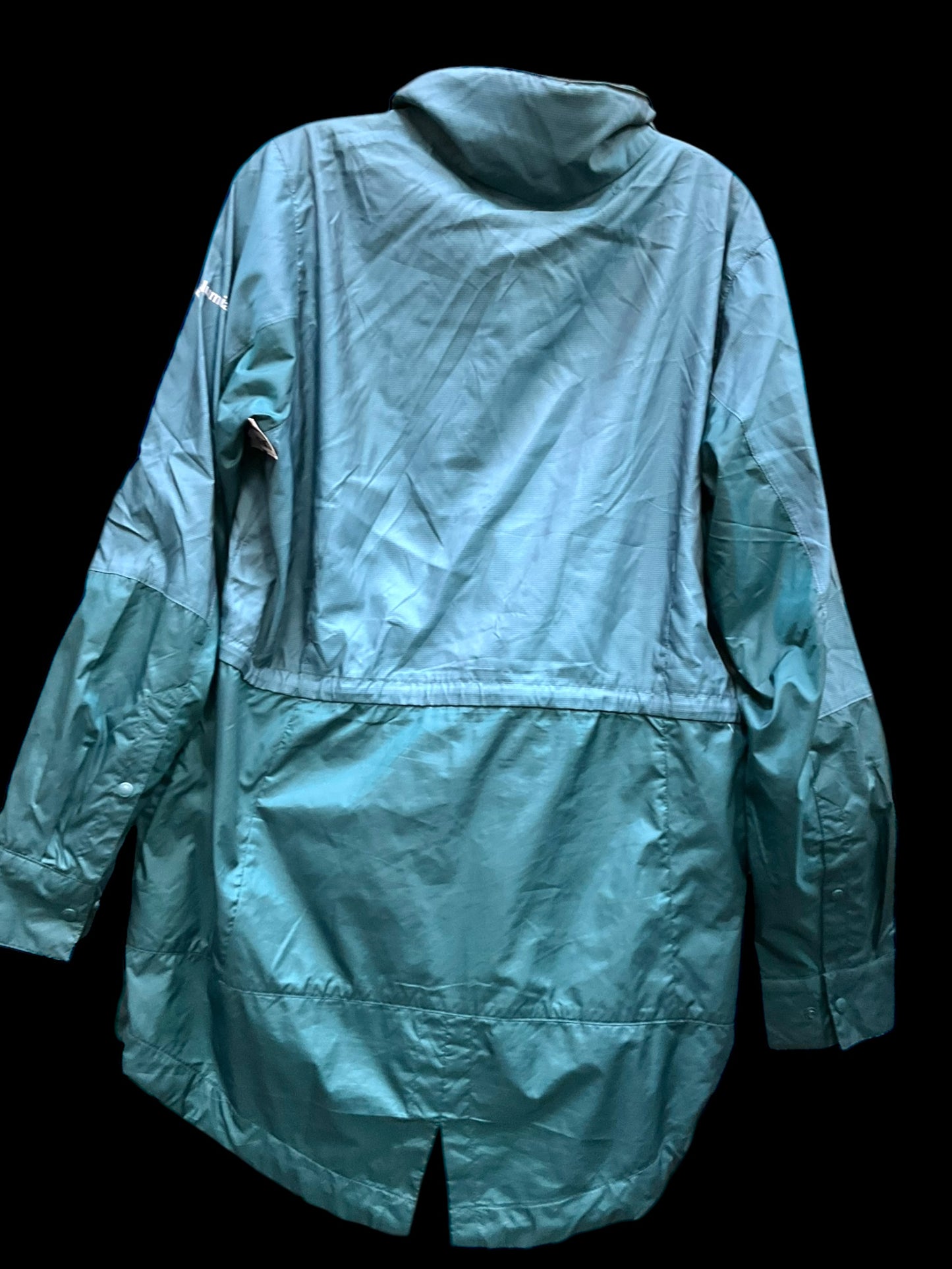 Coat Raincoat By Columbia In Green, Size: L