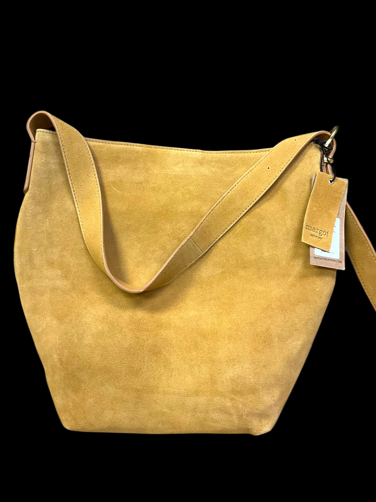 Handbag Leather By Margot, Size: Large