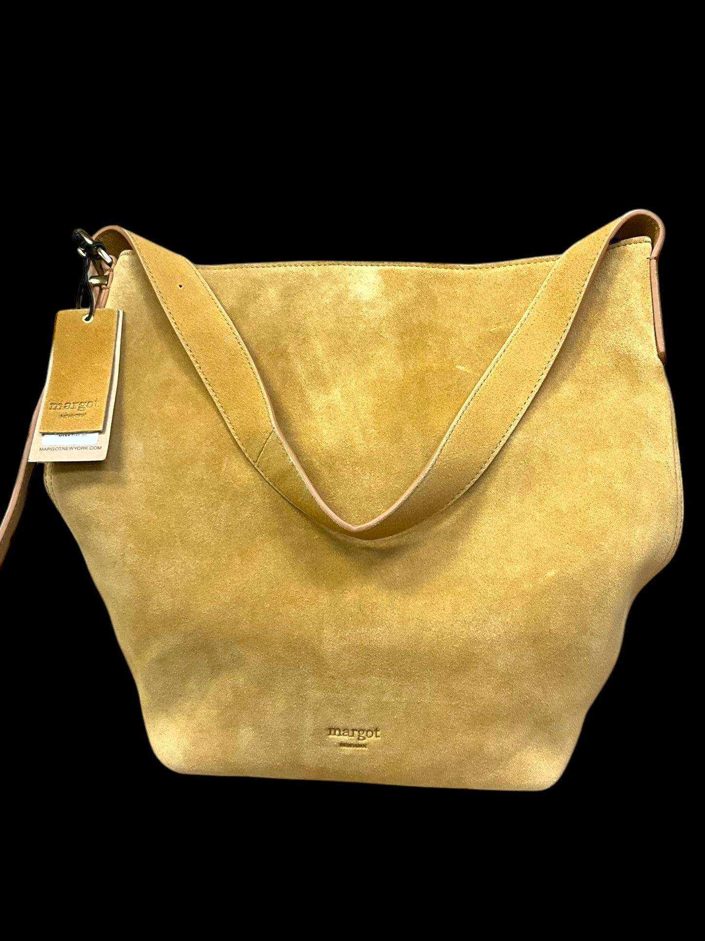 Handbag Leather By Margot, Size: Large