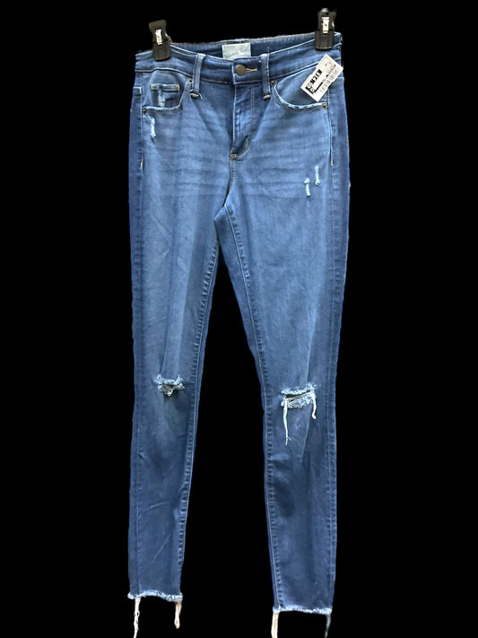 Jeans Boot Cut By Universal Thread In Blue Denim, Size: 00