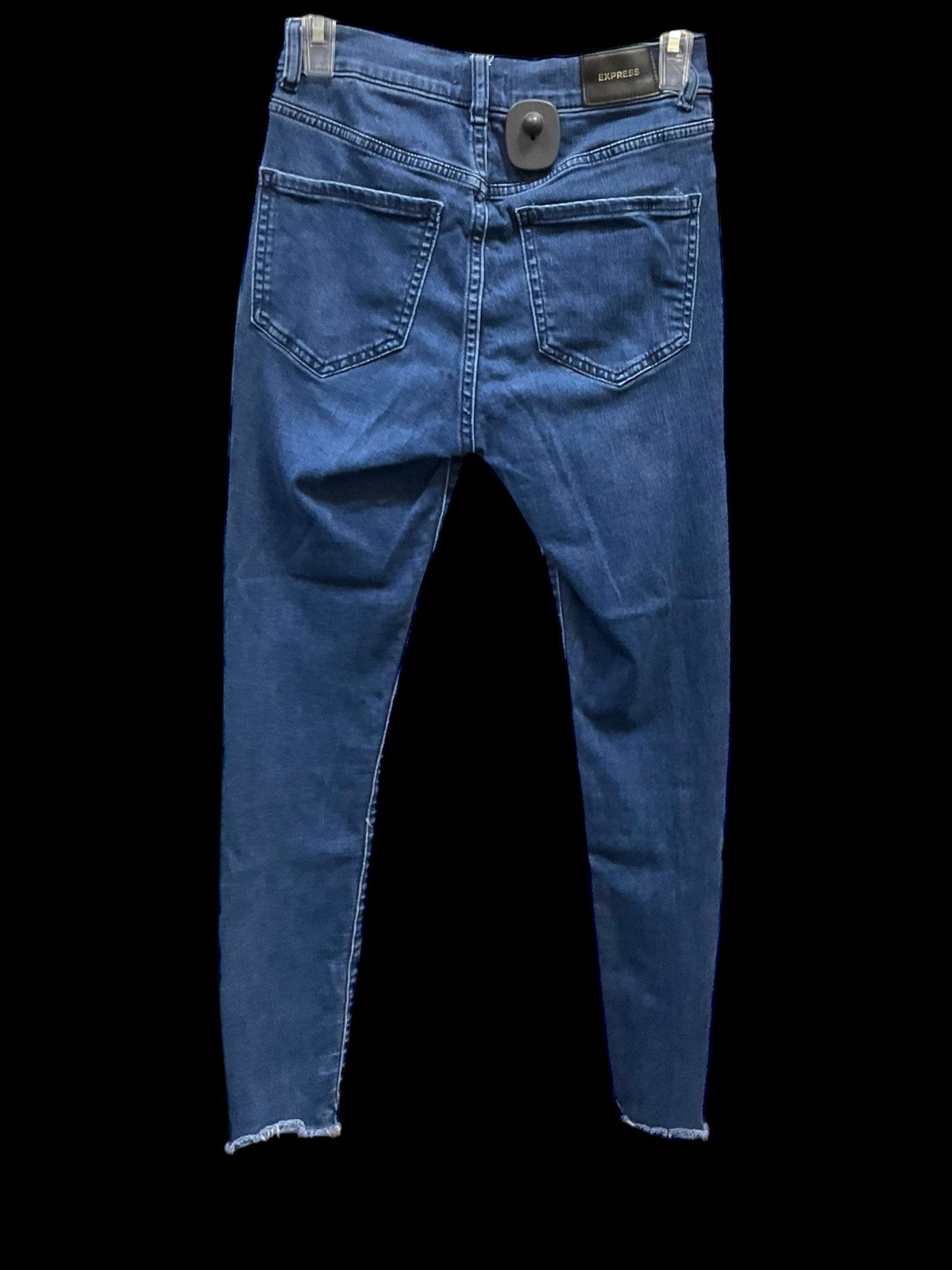 Jeans Skinny By Express In Blue Denim, Size: 2