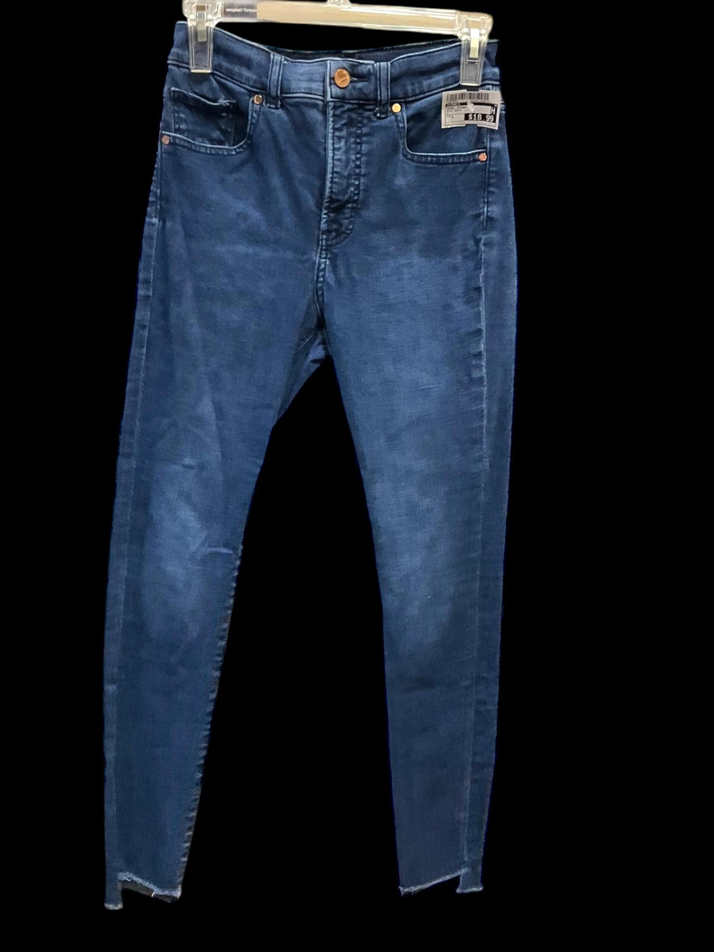 Jeans Skinny By Express In Blue Denim, Size: 2