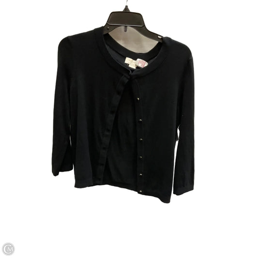 Cardigan Designer By Kate Spade In Black, Size: M