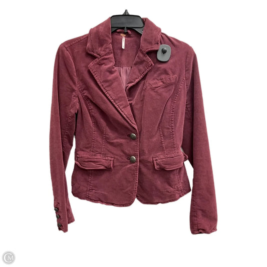 Jacket Other By Free People In Maroon, Size: Xs