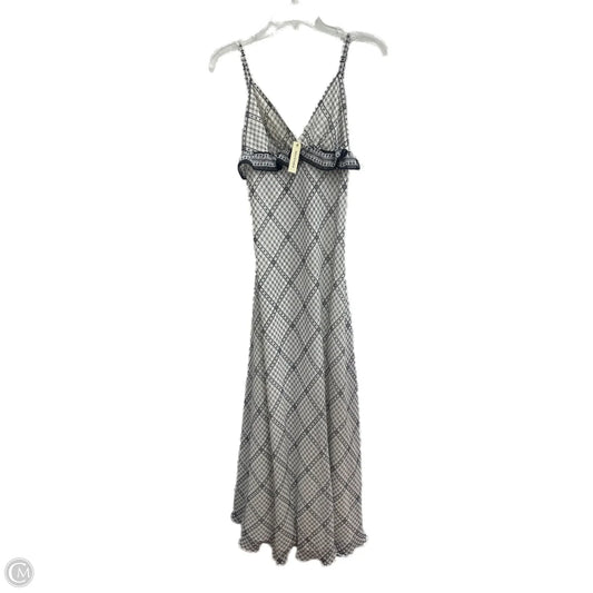 Dress Casual Maxi By Max Studio In Blue & White, Size: S