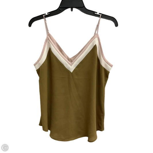 Top Sleeveless By Express In Green & Pink, Size: S