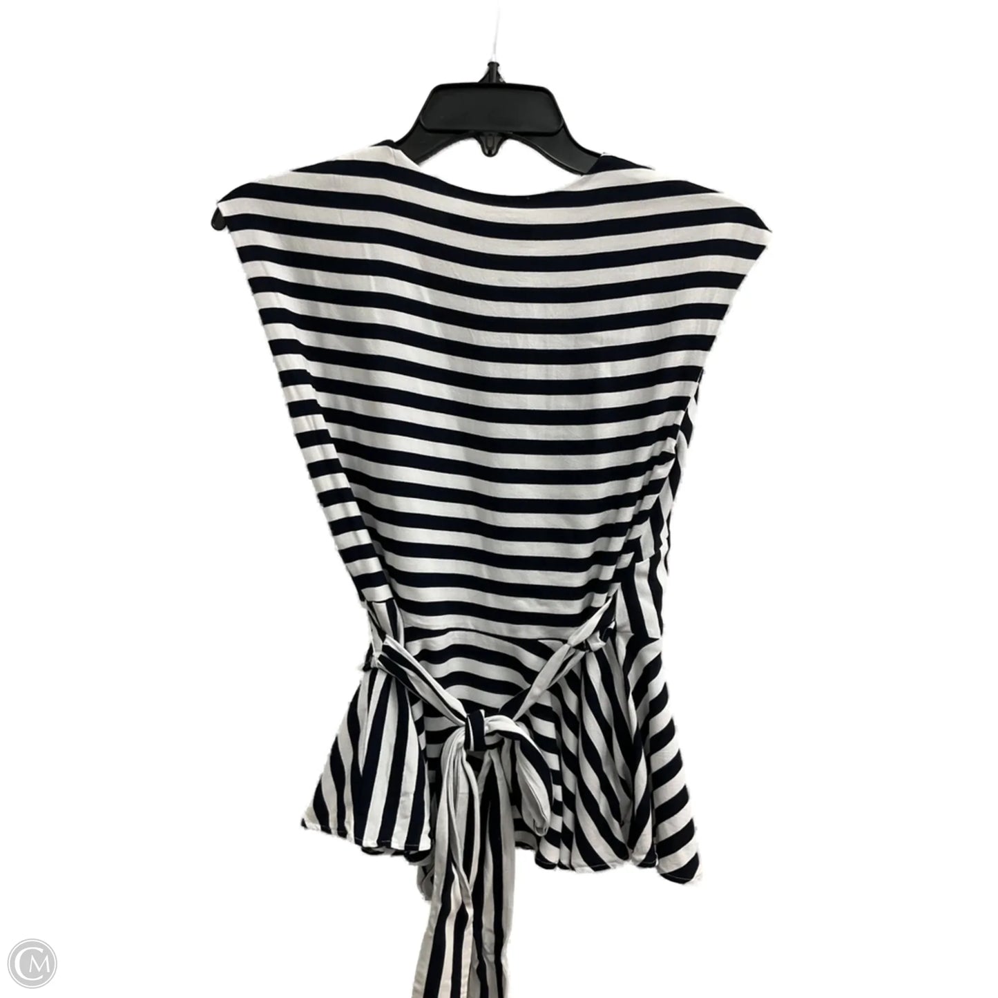 Top Sleeveless By Loft In Striped Pattern, Size: Xxsp