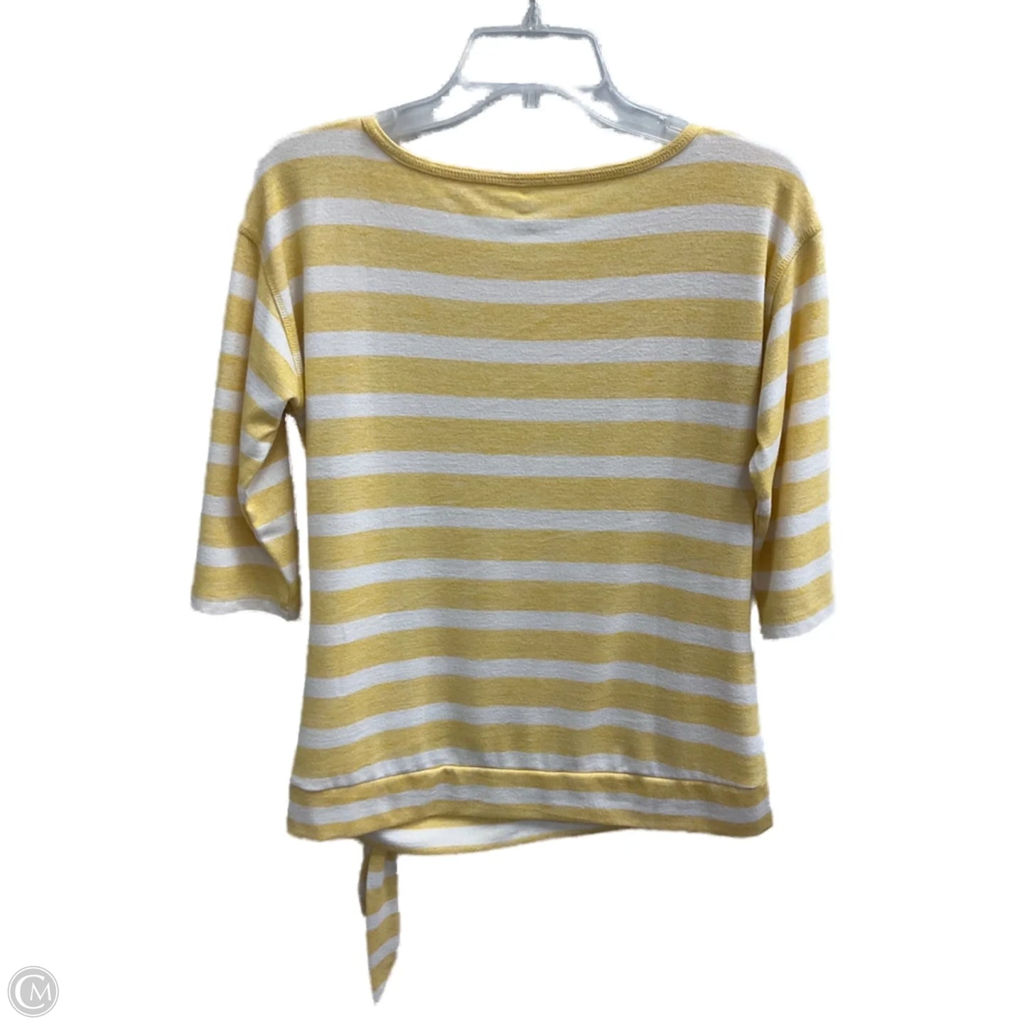 Top 3/4 Sleeve By Talbots In Striped Pattern, Size: Xs