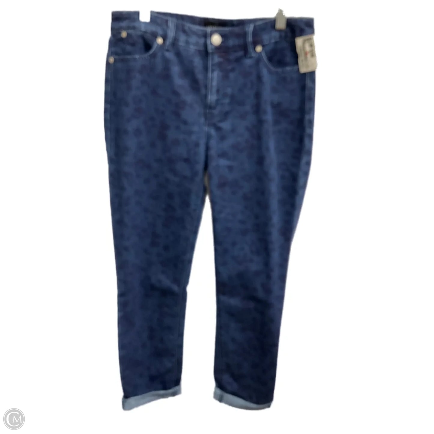 Jeans Skinny By Talbots In Blue Denim, Size: 4