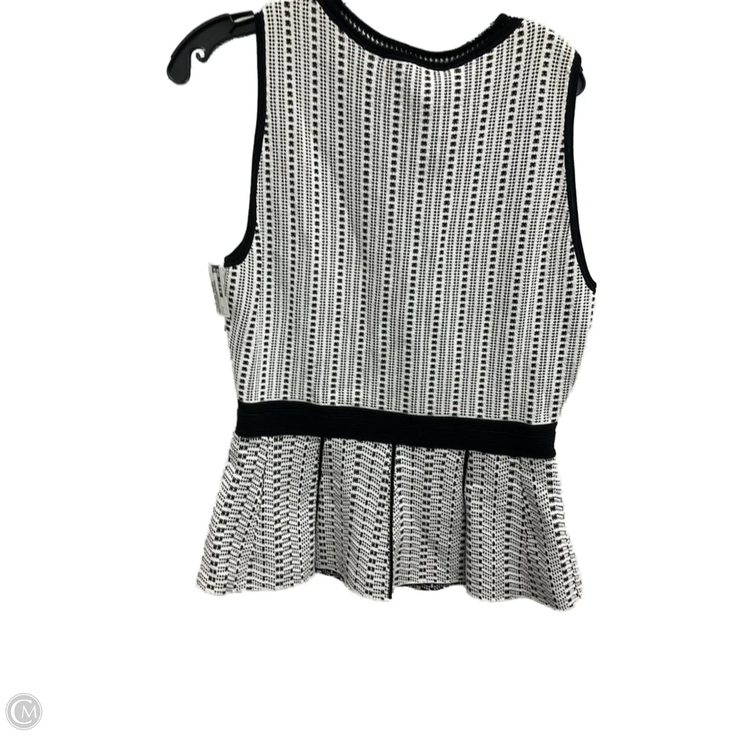 Top Sleeveless By White House Black Market In Black & White, Size: M