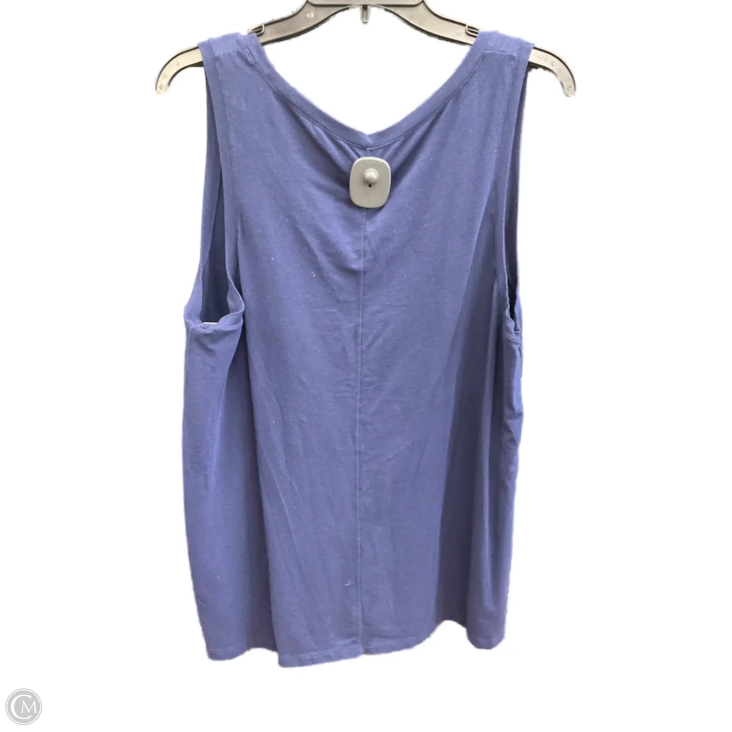 Top Sleeveless Designer By Lilly Pulitzer In Navy, Size: Xl