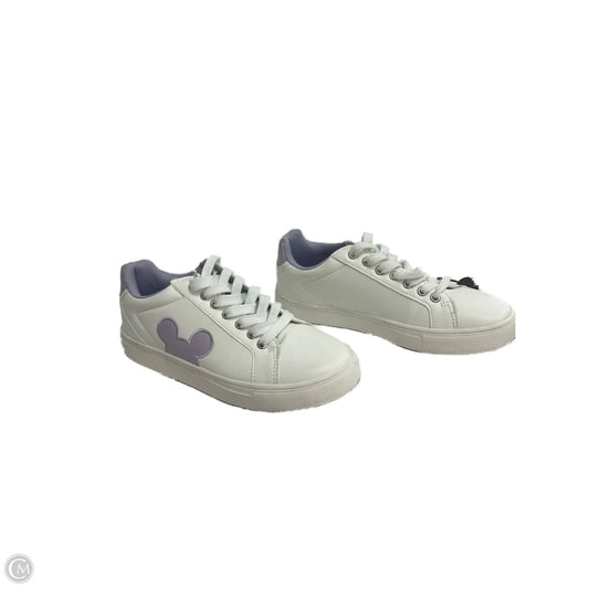 Shoes Sneakers By Disney Store In Purple & White, Size: 8