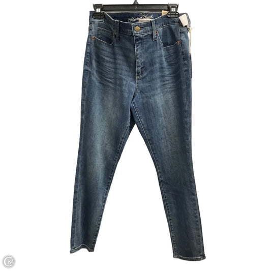 Jeans Skinny By Universal Thread In Blue Denim, Size: 8