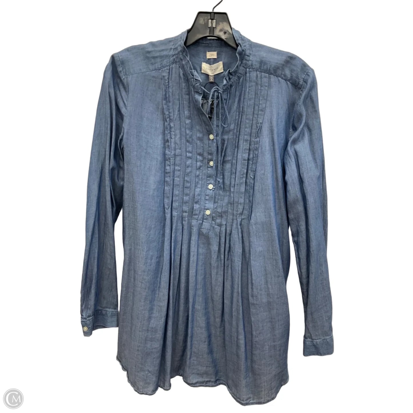 Dress Casual Short By Loft In Blue, Size: S