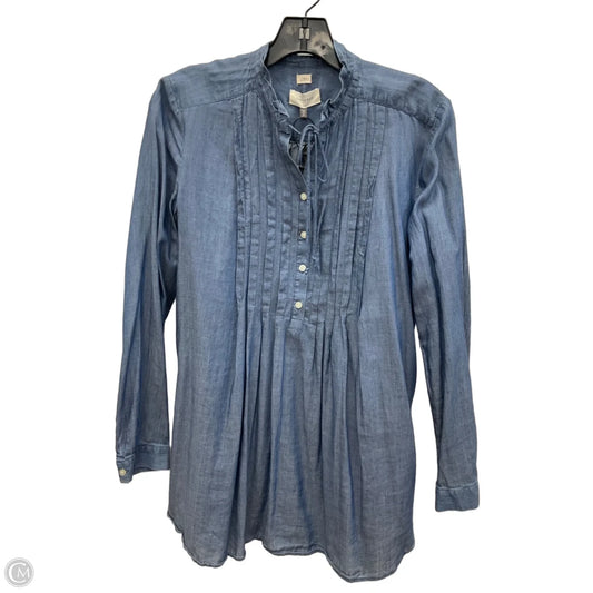 Dress Casual Short By Loft In Blue, Size: S