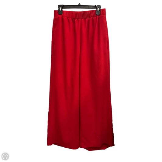 Pants Wide Leg By Ann Taylor In Red, Size: S