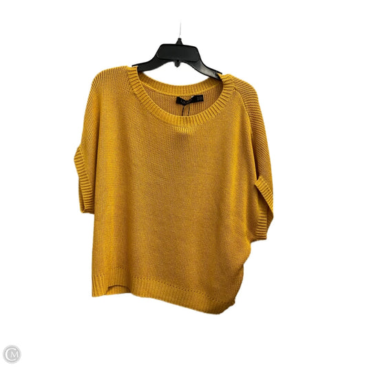 Top Short Sleeve By Lauren By Ralph Lauren In Yellow, Size: Xl