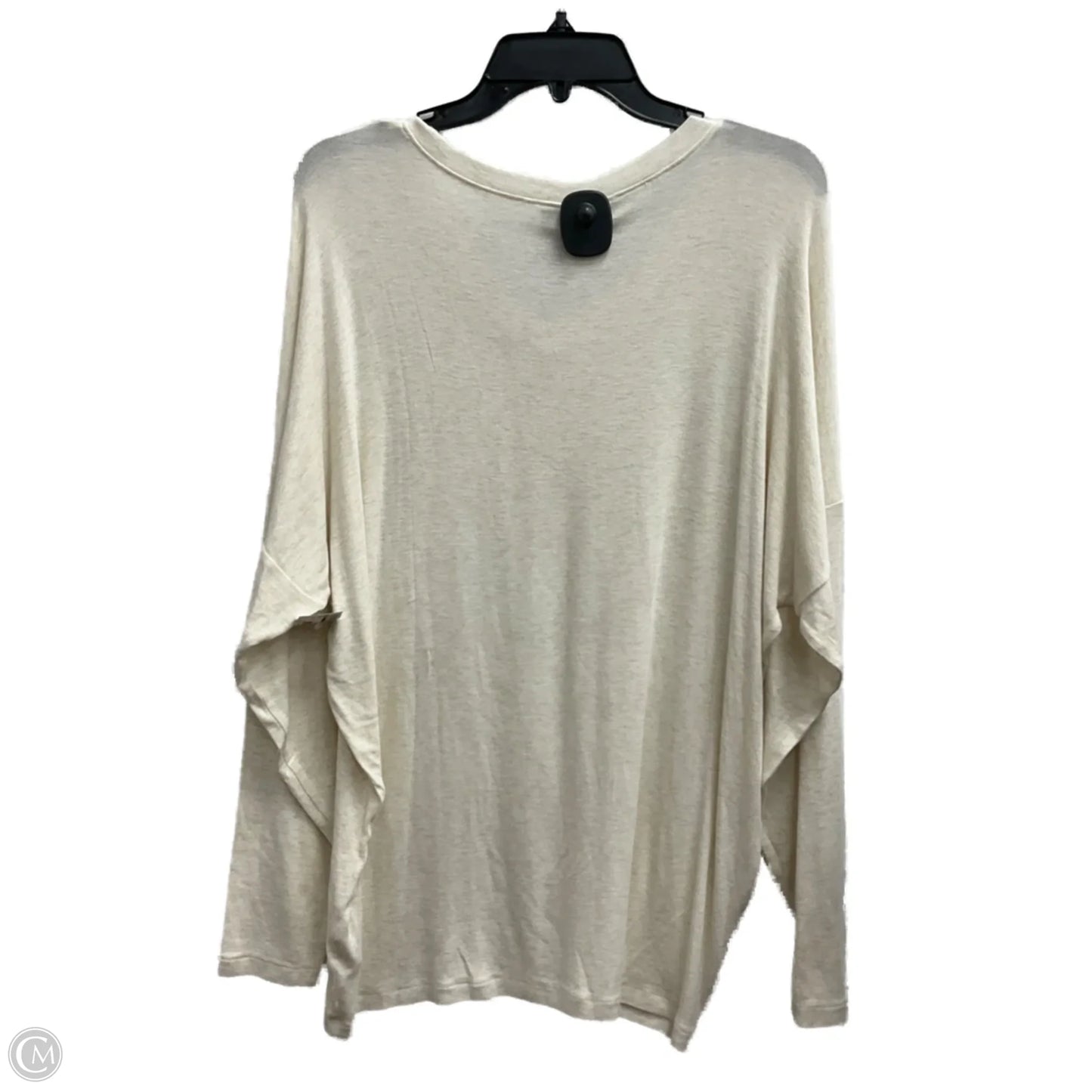 Top Long Sleeve By Cabi In Cream, Size: L