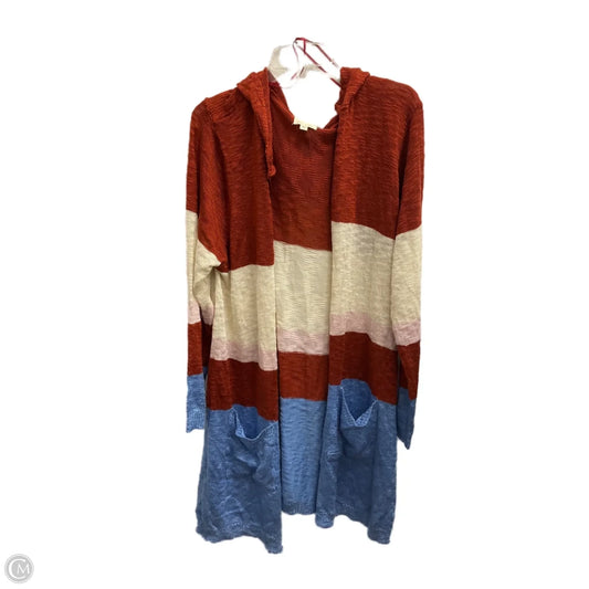 Cardigan By Ultra Flirt In Striped Pattern, Size: 2x