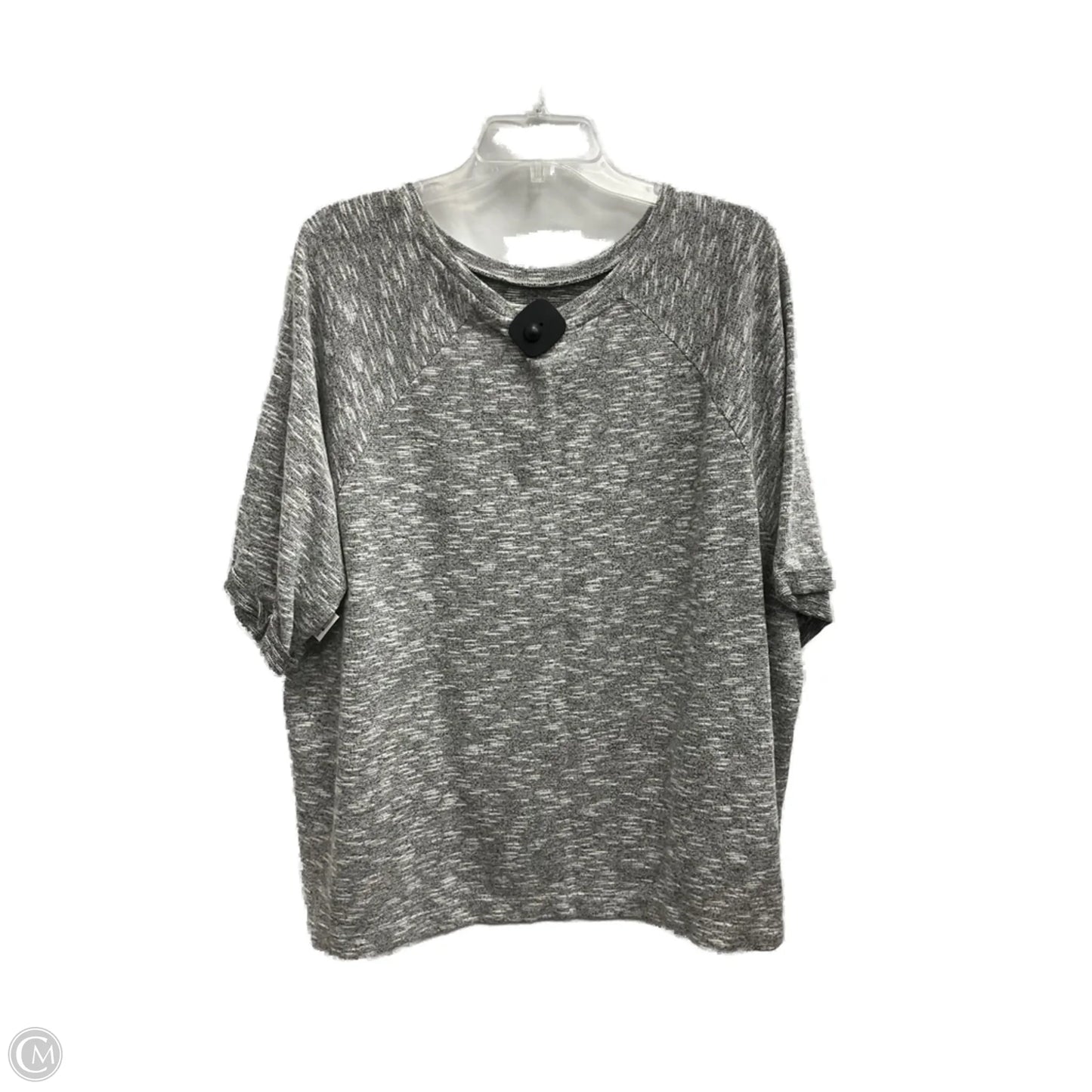 Top Short Sleeve By Old Navy In Grey, Size: Xxl