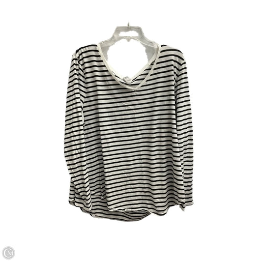 Top Long Sleeve By Old Navy In Striped Pattern, Size: Xxl