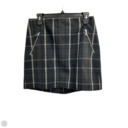 Skirt Mini & Short By Gap In Plaid Pattern, Size: 4