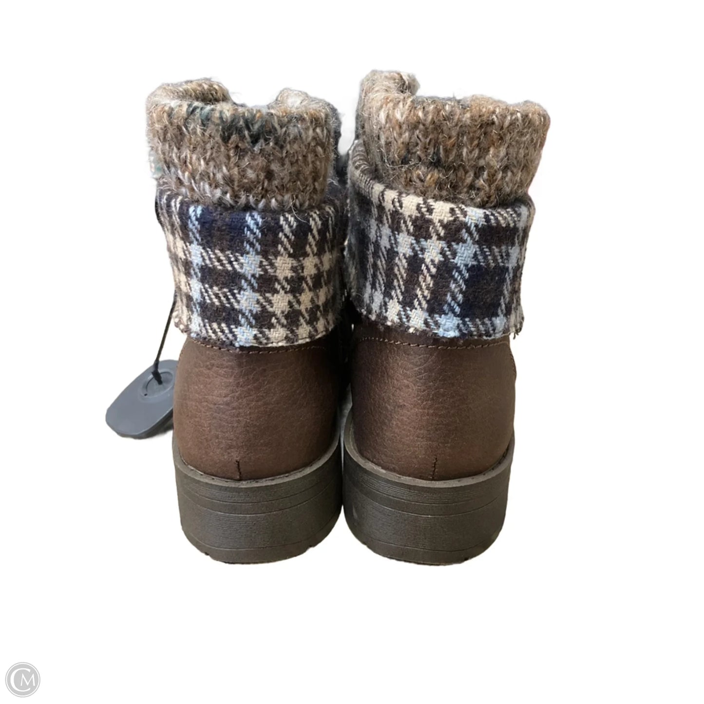 Boots Ankle Flats By Natural Reflections In Brown, Size: 8