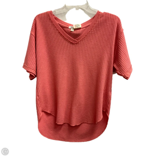 Top Short Sleeve By Dylan In Pink, Size: Xs