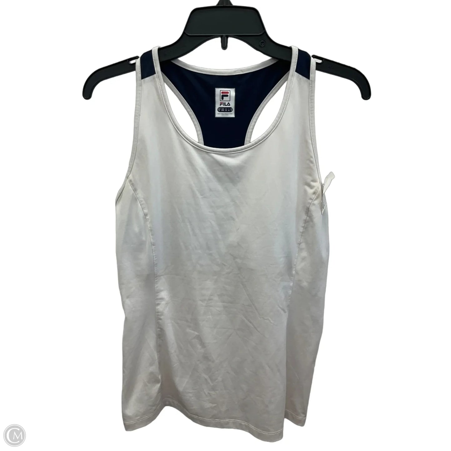 Athletic Tank Top By Fila In White, Size: M