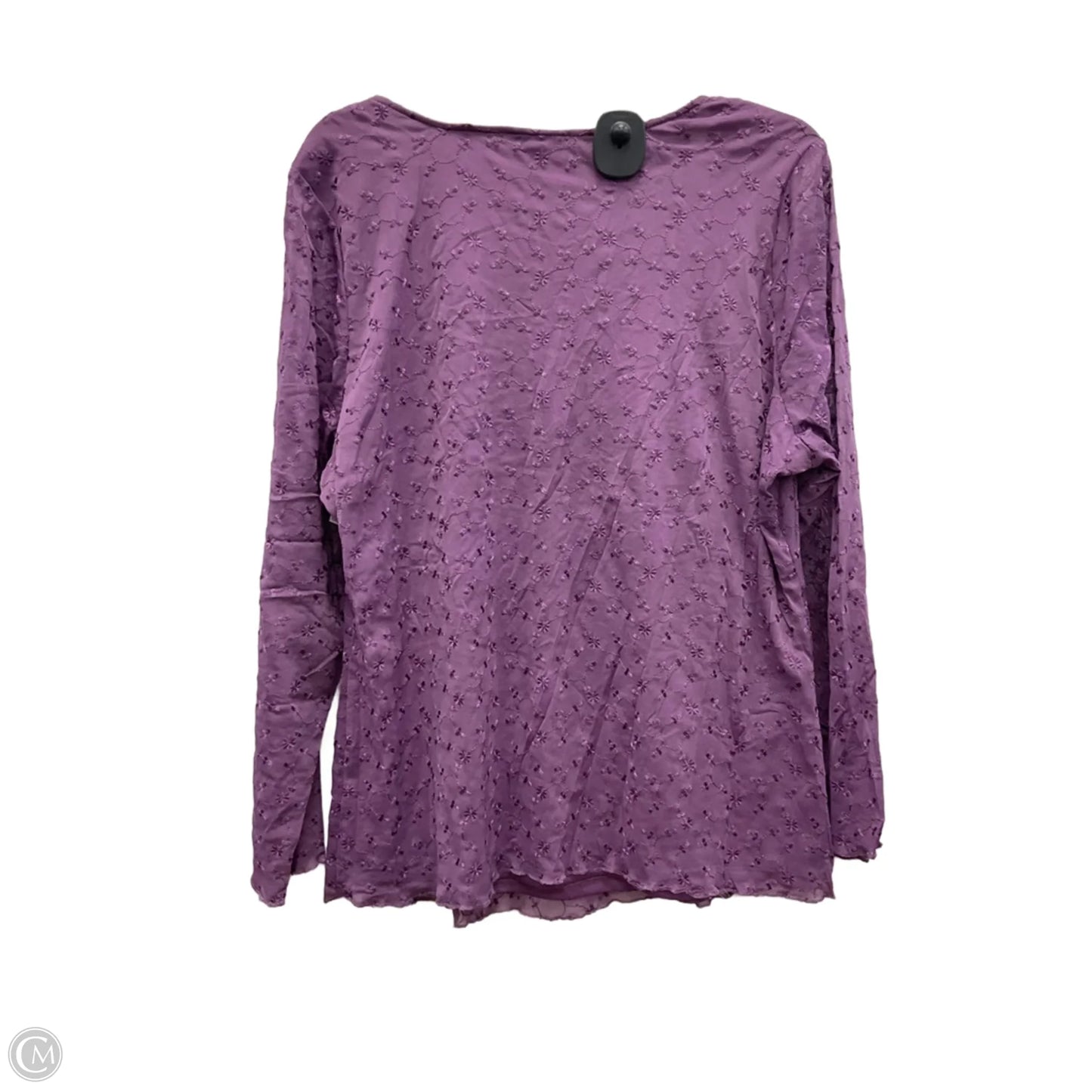 Top Long Sleeve By Torrid In Purple, Size: 2x