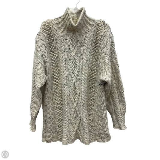 Sweater By Clothes Mentor In Cream, Size: M