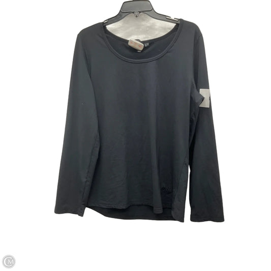 Top Long Sleeve By Roots In Black, Size: Xl