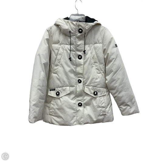 Coat Puffer & Quilted By Clothes Mentor In White, Size: M