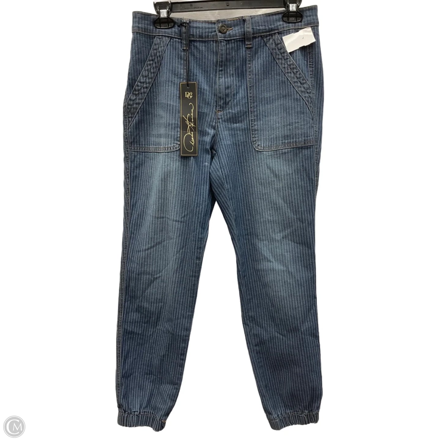 Pants Joggers By Diane Gilman In Striped Pattern, Size: 6