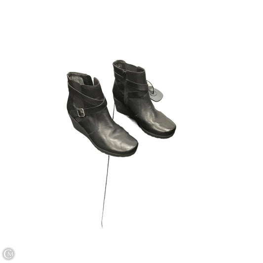 Boots Ankle Heels By Abeo In Black, Size: 9.5