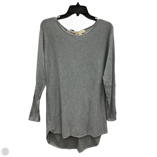 Top Long Sleeve By Michael By Michael Kors In Grey, Size: M