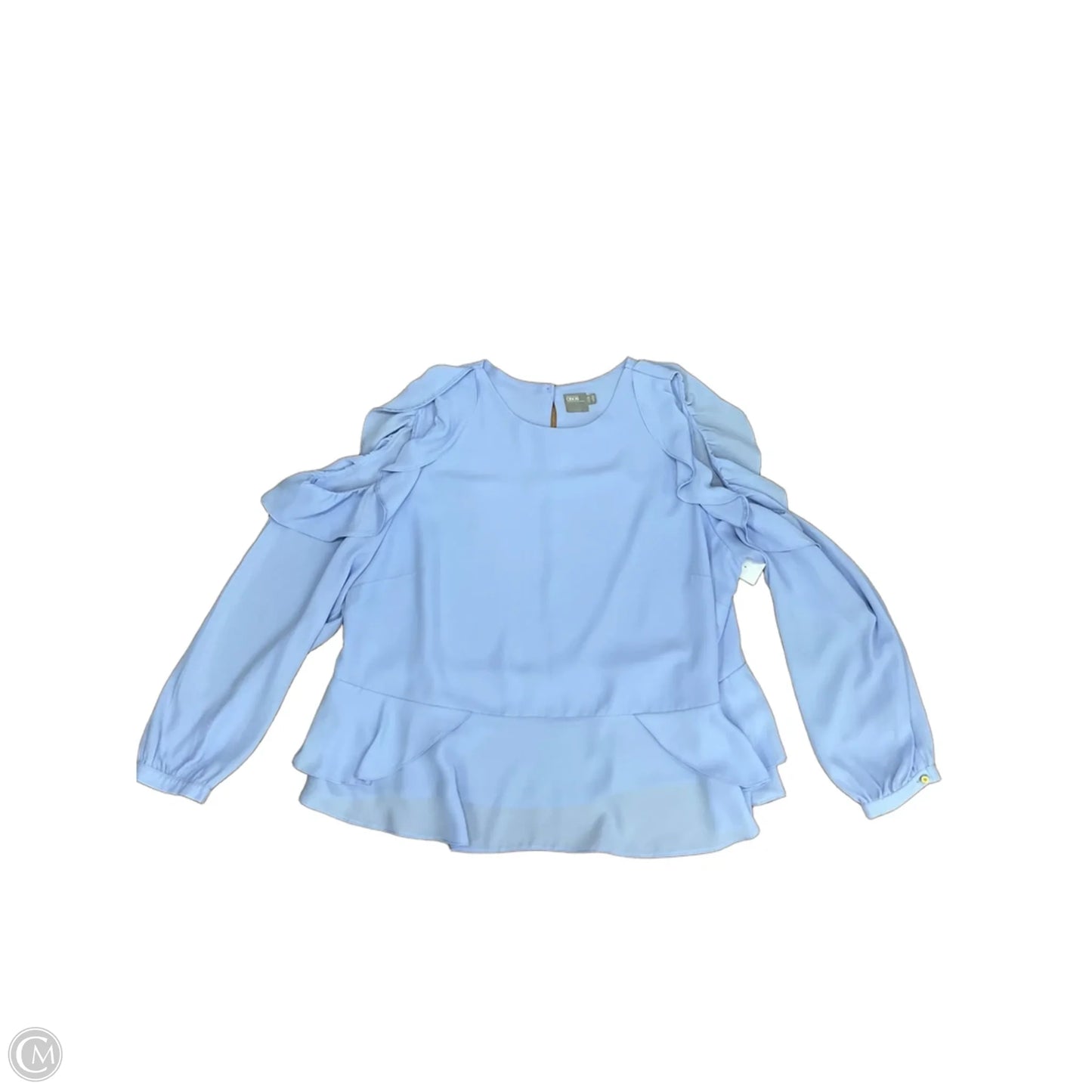 Top Long Sleeve By Asos In Blue, Size: Xl