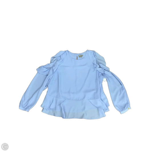 Top Long Sleeve By Asos In Blue, Size: Xl